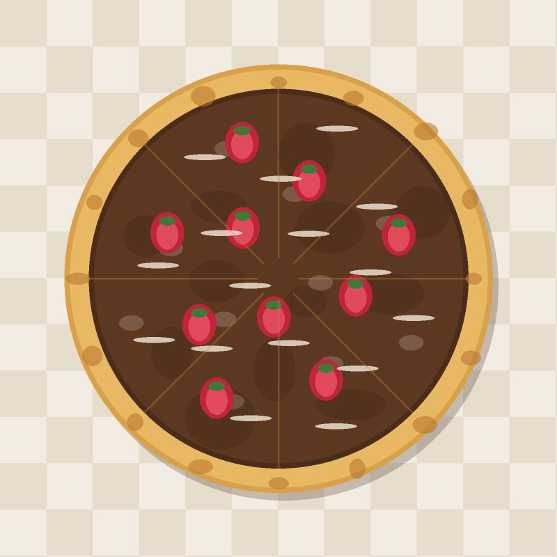 Chocolate com morango